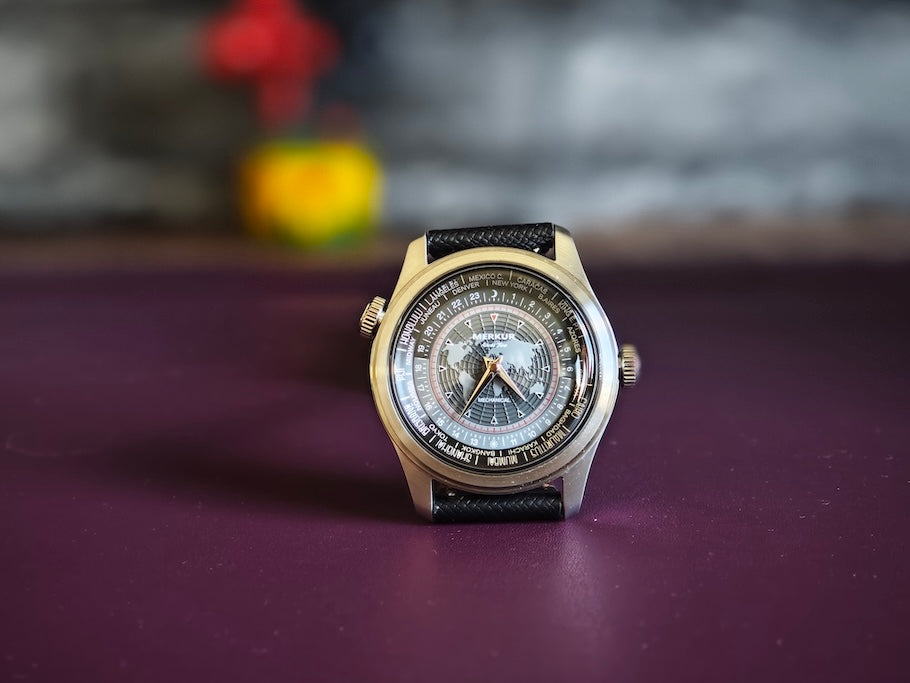 Merkur Universal Time Watch World Time complication