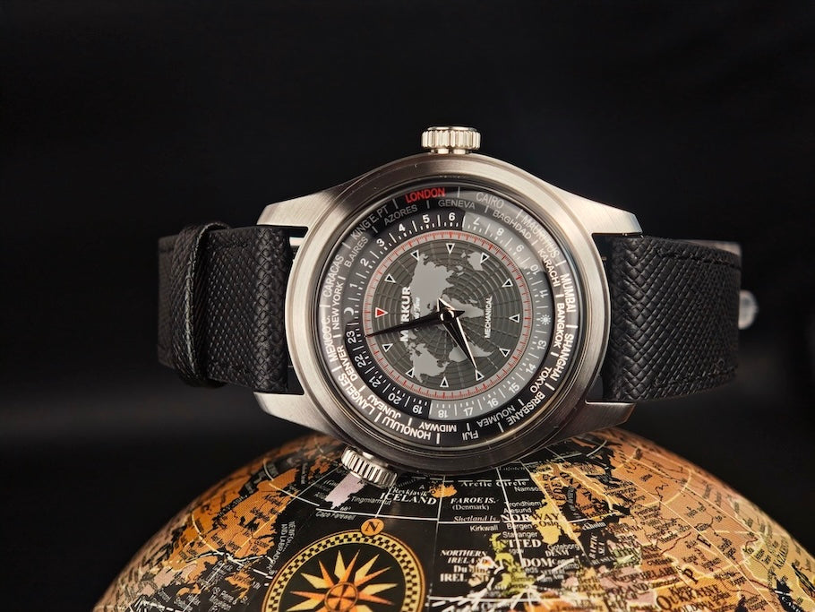 Merkur Universal Time Watch World Time complication