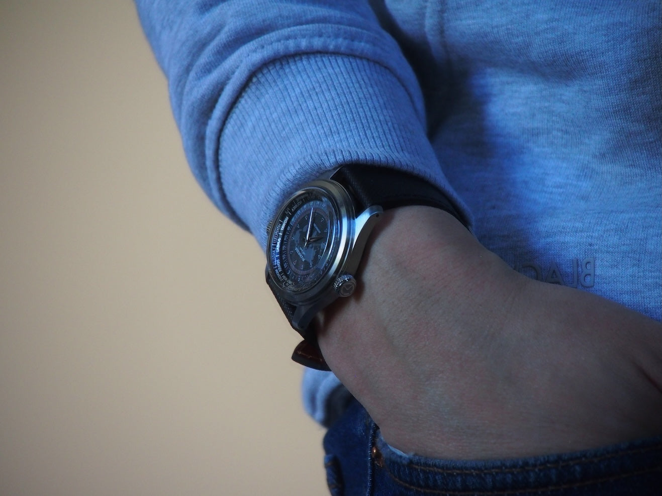 Merkur Universal Time Watch World Time complication