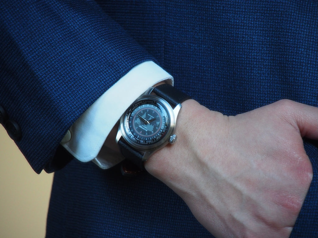 Merkur Universal Time Watch World Time complication