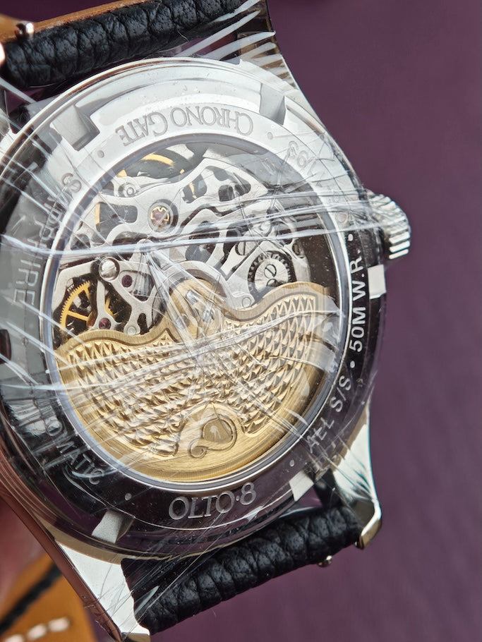 OLTO-8 Chrono Gate Jumping 24 Hours (Open Caseback + Customized Rotor)