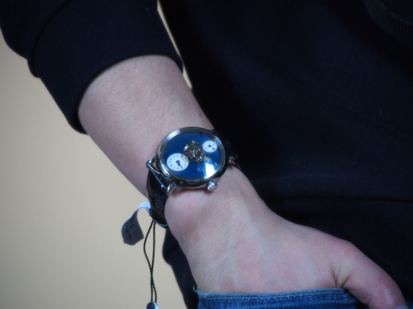 Shanghai Sky Dome Center Flying Wheel Watch
